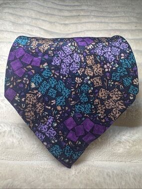 MISSONI Multicolor Silk Tie (formal, business, preppy)